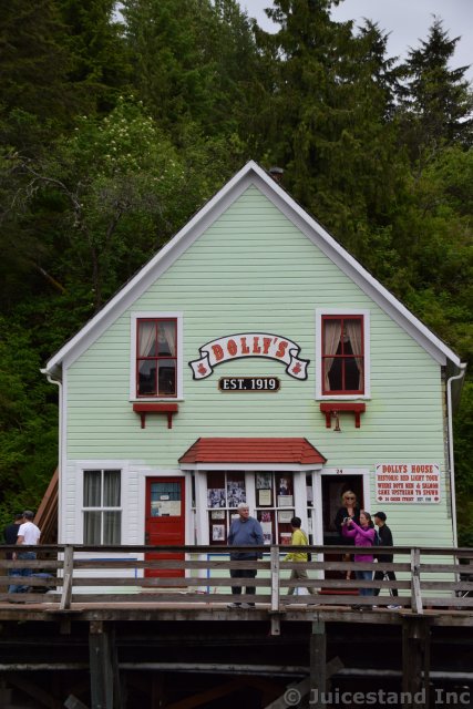 Dolly's House Ketchikan Alaska in 2017
