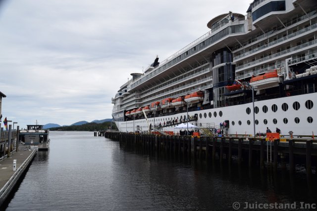 Celebrity Millennium Cruise Ship in Ketchikan Alaska
