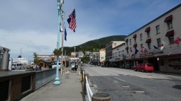 Front Street Ketchikan Next to Cruise Terminal