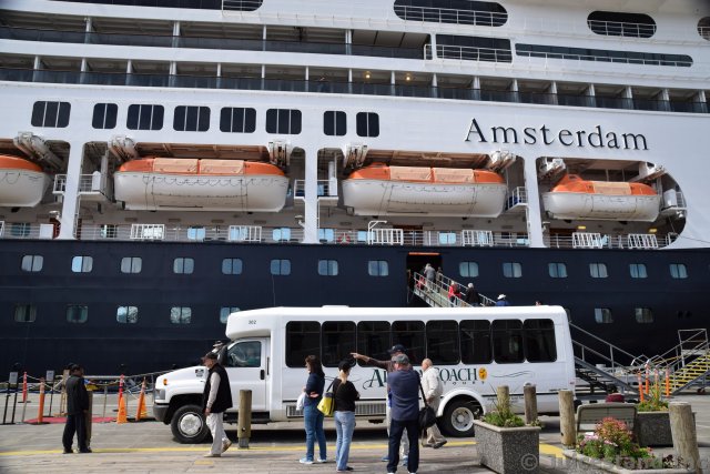 Ketchikan Tour Shuttle at Cruise Dock
