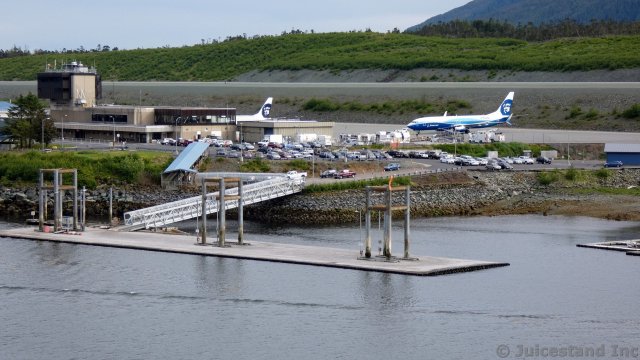 Ketchikan Airport with Seaplane Docks
