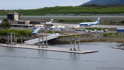 Ketchikan Airport with Seaplane Docks