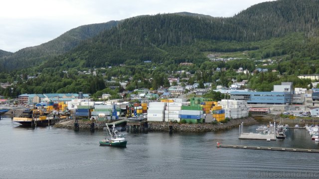 Alaska Marine Lines Containers in