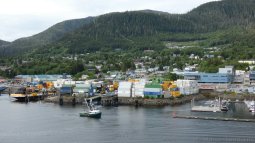 Alaska Marine Lines Containers in