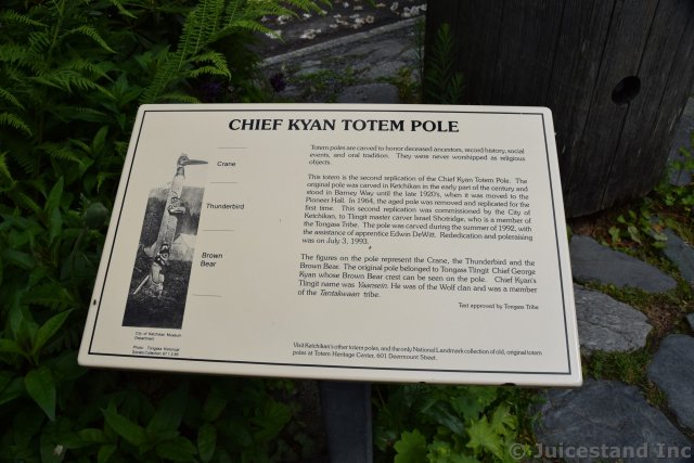 Chief Kyan Totem Pole Description