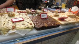 Cookie Dough, Butter Pecan, Dark Chocolate Caramel Sea Salt Brittles For Sale Inside Salmon Landing Market Ketchikan