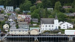 First Lutheran Church Ketchikan Seen from Tongass Narrows