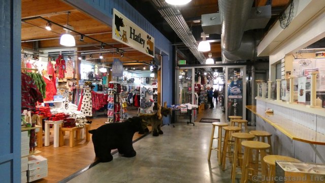 Hatley Store Inside Salmon Landing Market Ketchikan
