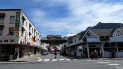 Intersection of Front Street and Mission Street in Ketchikan Alaska