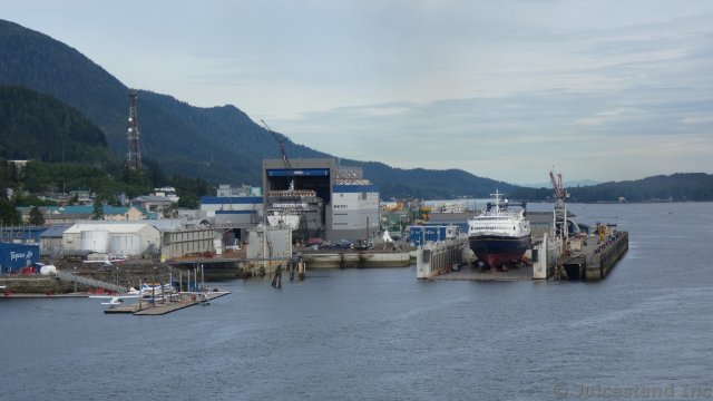 Ketchikan Ship Yard at a Distance
