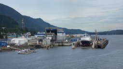 Ketchikan Ship Yard at a Distance