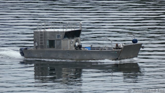 Steel Fishing Boat in Tongass Narrows Ketchikan