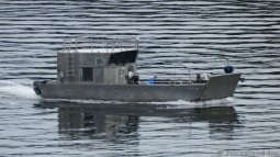 Steel Fishing Boat in Tongass Narrows Ketchikan