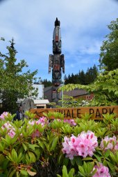 Totem Pole at Whale Park Ketchikan
