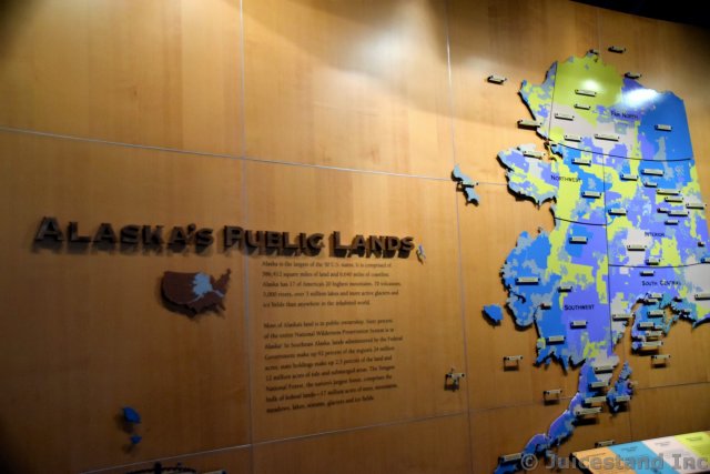 Alaska's Public Lands Wall Exhibit at Ketchikan Tongass National Park Museum
