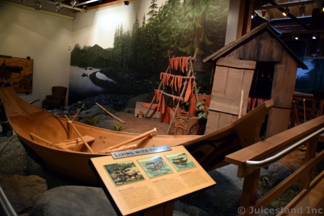 Living with the Sea Exhibit at Ketchikan Tongass National Park Museum
