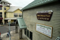 Looking Outside from Second Floor of Ketchikan Tongass National Park Museum