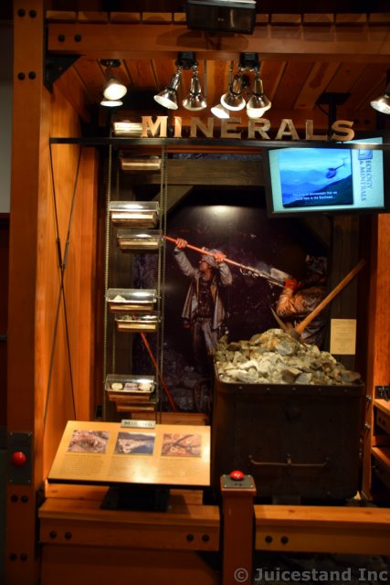 Minerals Mining Exhibit at Ketchikan Tongass National Park Museum
