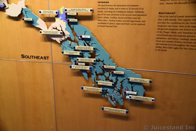 Southeast Alaska Exhibit at Ketchikan Tongass National Park Museum
