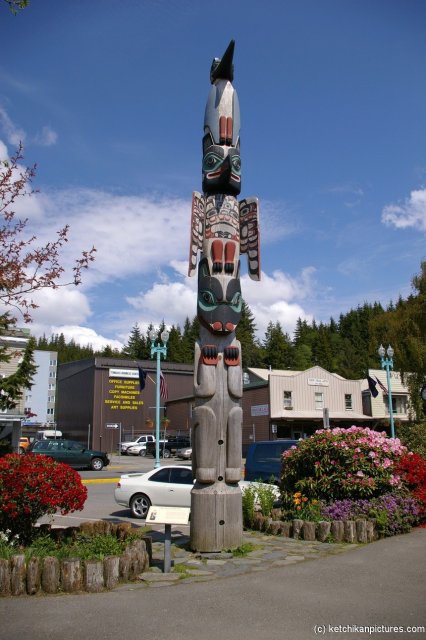 Chief Kyan Totem Pole in Ketchikan Alaska.jpg