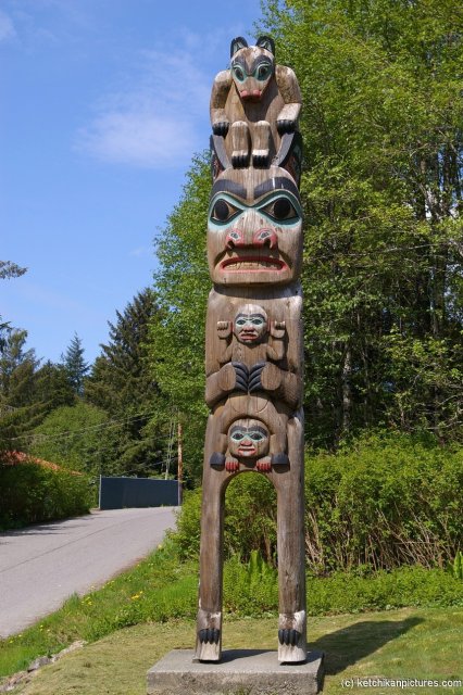 Interesting totem pole in Ketchikan Alaska.jpg
