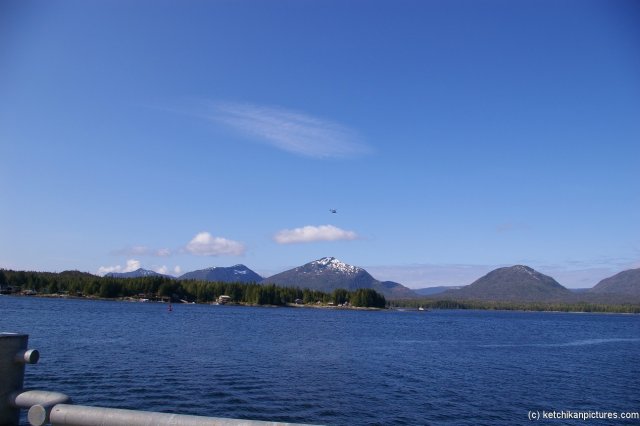 A small plane over the Ketchikan harbor.jpg